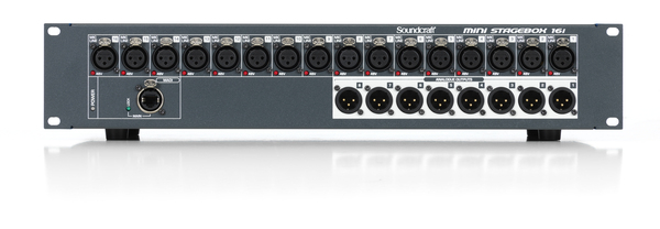 5074417 MINI STAGEBOX 16I US, COMPACT DIGITAL STAGEBOX WITH REMOTE CONTROLLED I/O